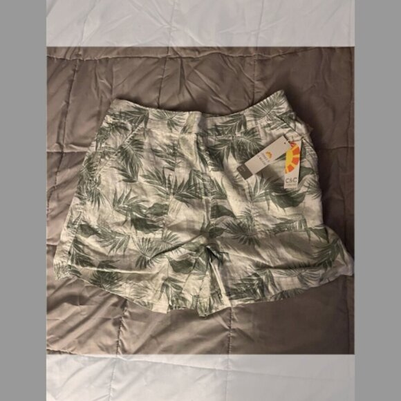 C&C California Linen Patch Pocket Pull-On Shorts - Picture 3 of 6